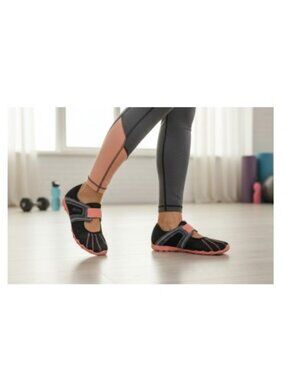 CURVES for Women Black Toning Walking Sneakers Ladies Size 8